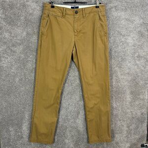 American Eagle Pants Mens 32x34 Tan Brown Chino Original Straight Measures 32x32